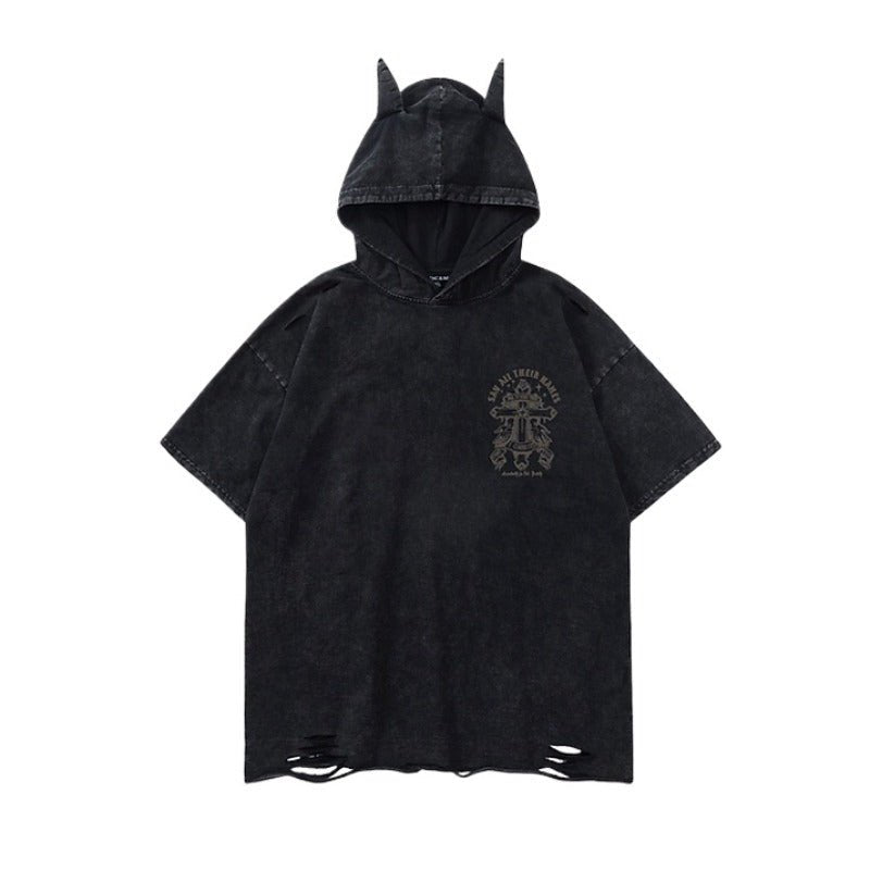 Cross Hoodie T-Shirt - Thrashink
