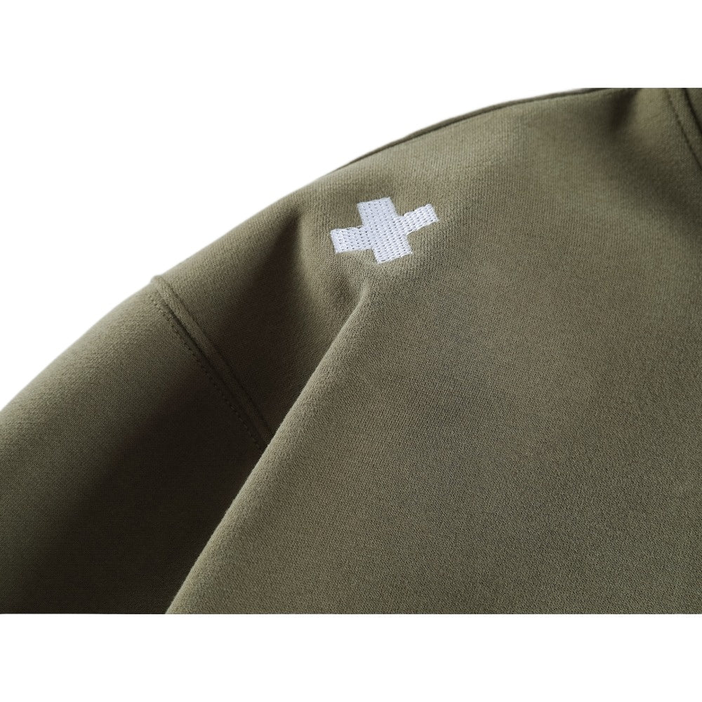 Cross Motif Hoodie - Thrashink