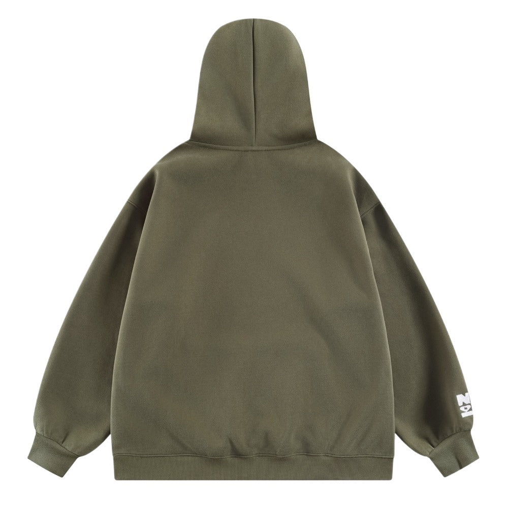 Cross Motif Hoodie - Thrashink
