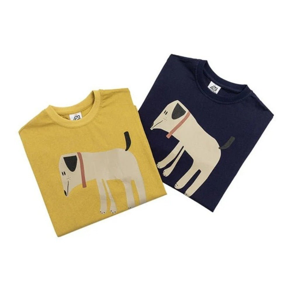 Cute Abstract Dog Printed T-Shirt - Thrashink