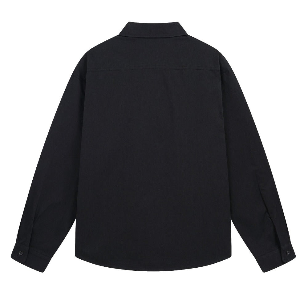 Dachshund Print Casual Long Sleeve Shirt - Thrashink