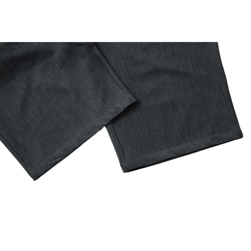 Dark Drooping Style Pleated Suit Pants - Thrashink