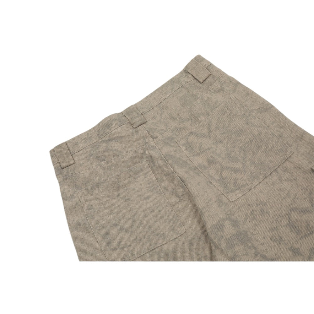 Dark Patterned Tie - dye Cargo Pants - Thrashink