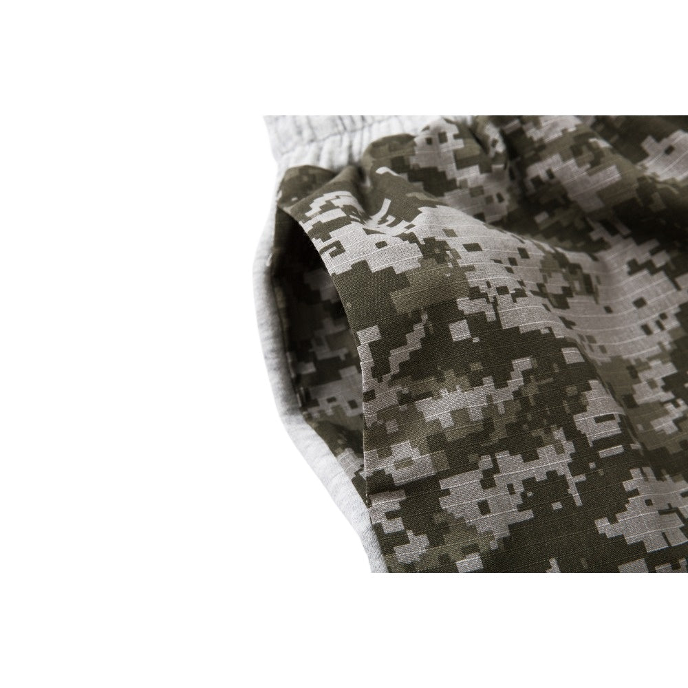 Digital Camo Star Wide-Leg Pants
