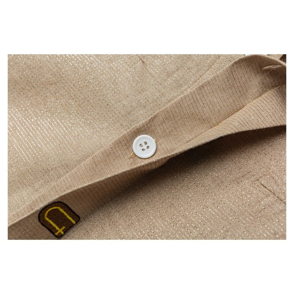Design Placket Embroidered Shirt - Thrashink