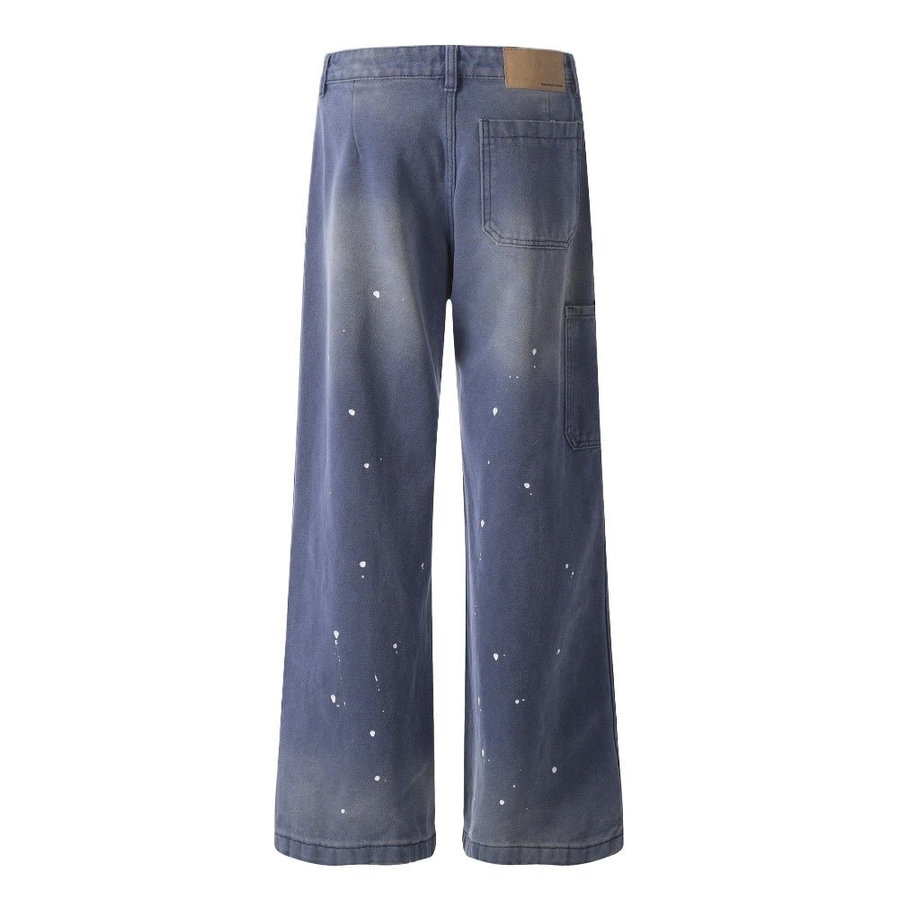 Distressed Paint - Splatter Jeans - Thrashink
