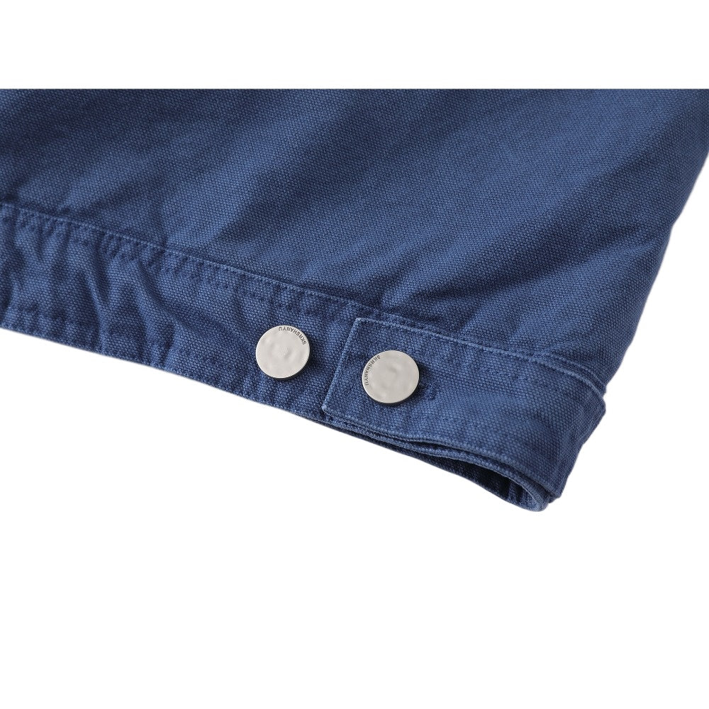 Distressed Thickened Denim Flight Jacket - Thrashink