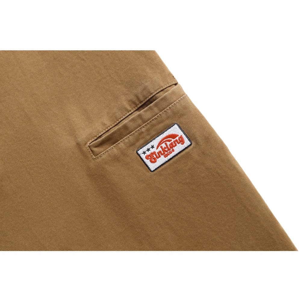 Dog Charm Retro Wide - leg Cargo Pants - Thrashink