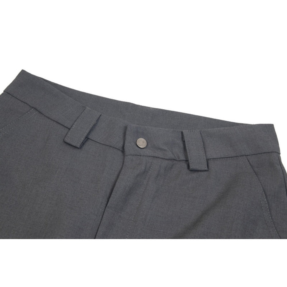 Drape Pleated Blazer Pants - Thrashink