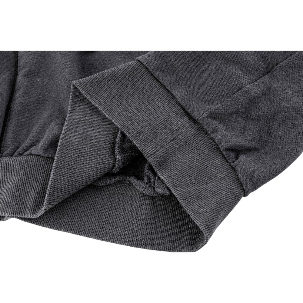 Star Patch Raw-Edge Ripped Sweatshirt