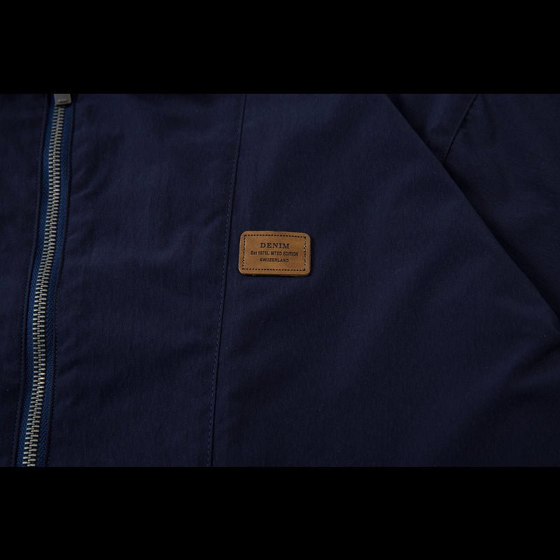 Fake Two Piece Zipper Short Sleeve Shirt - Thrashink