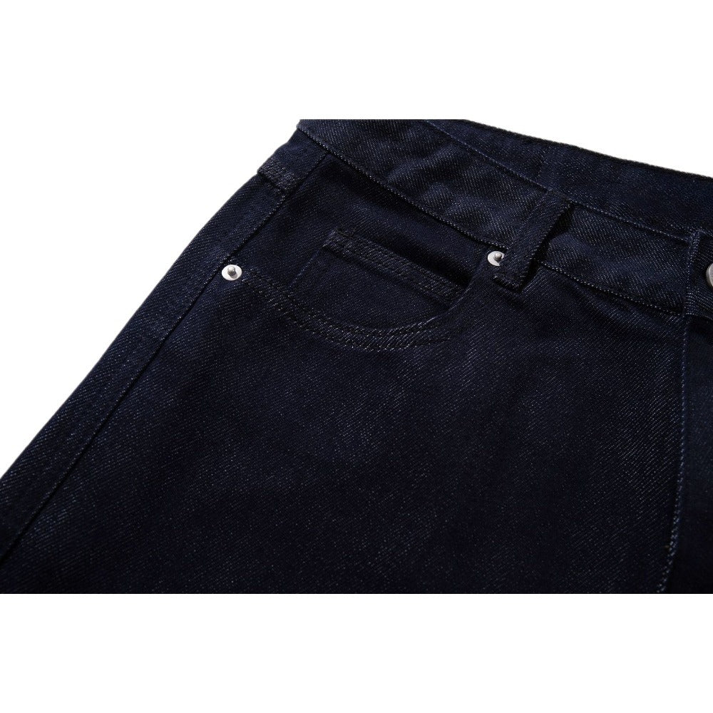Flower - Patched Baggy Jeans - Thrashink