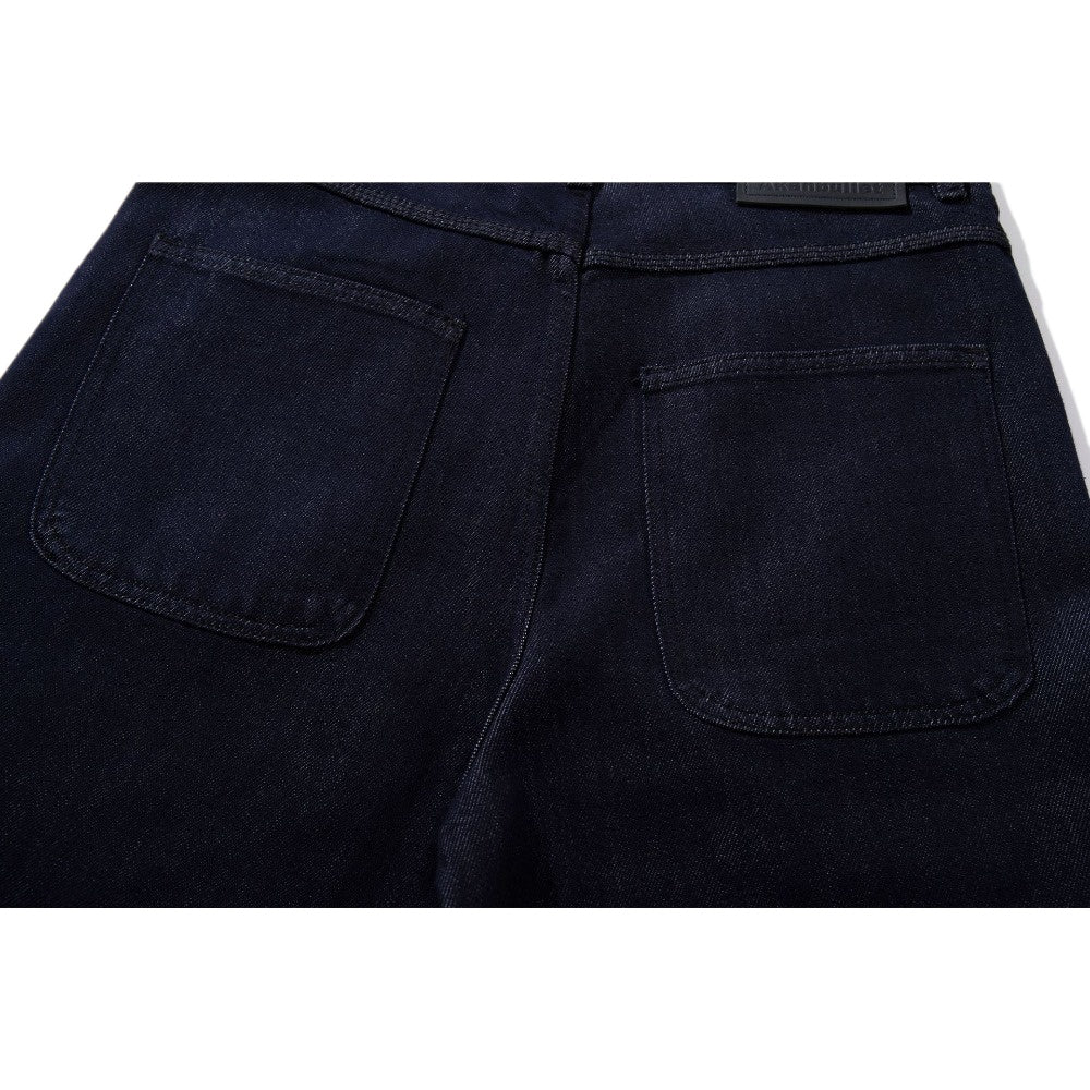 Flower - Patched Baggy Jeans - Thrashink