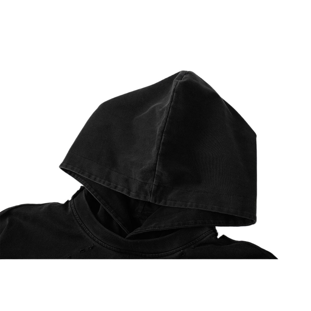 Forbidden Spiral Layered Hoodie - Thrashink