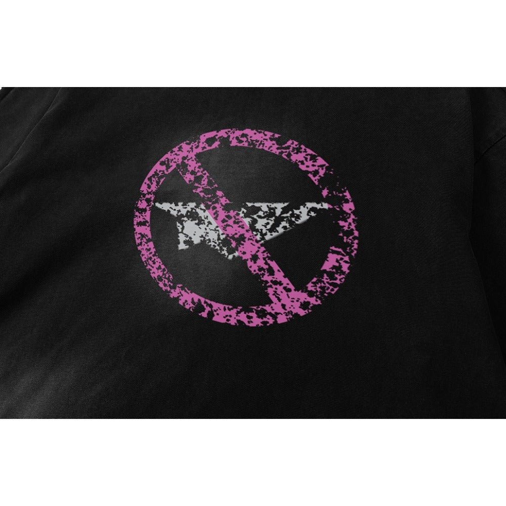 Forbidden Spiral Layered Hoodie - Thrashink