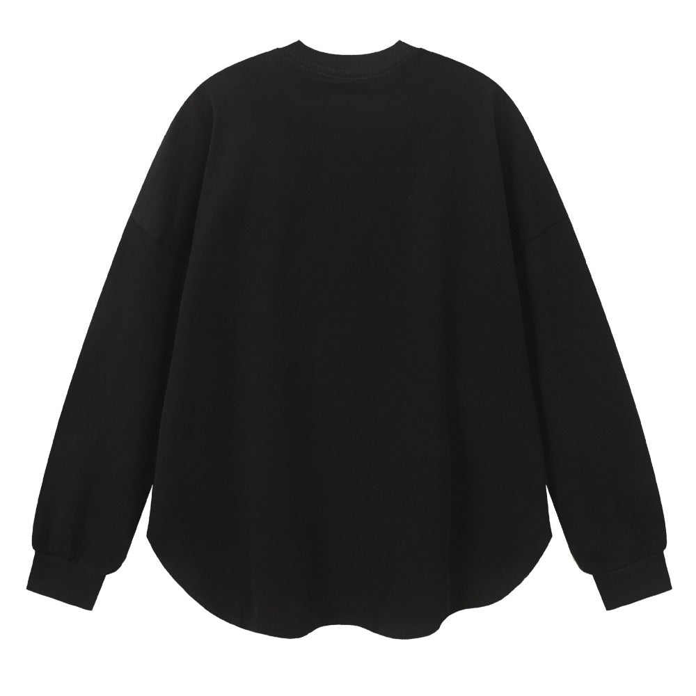 Futuristic Portrait Print Sweatshirt - Thrashink