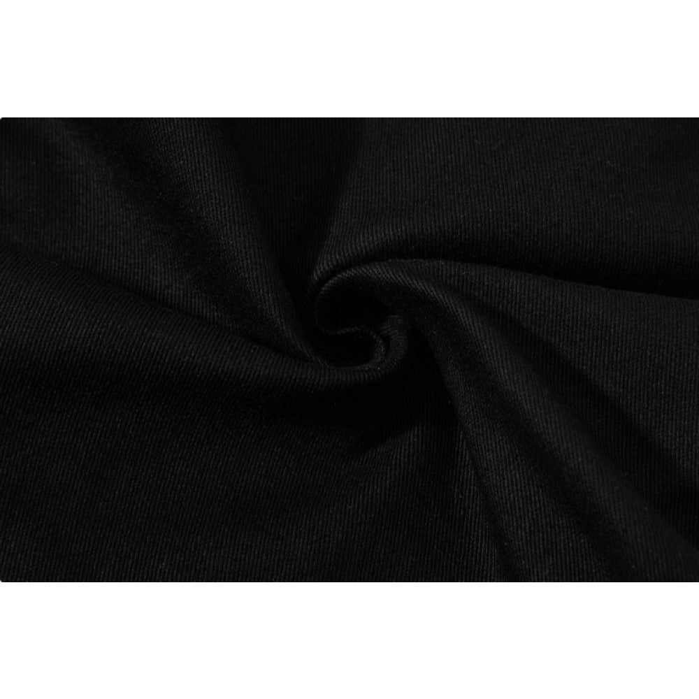 Goth Punk Faux Leather Patchwork Flared Pants - Thrashink