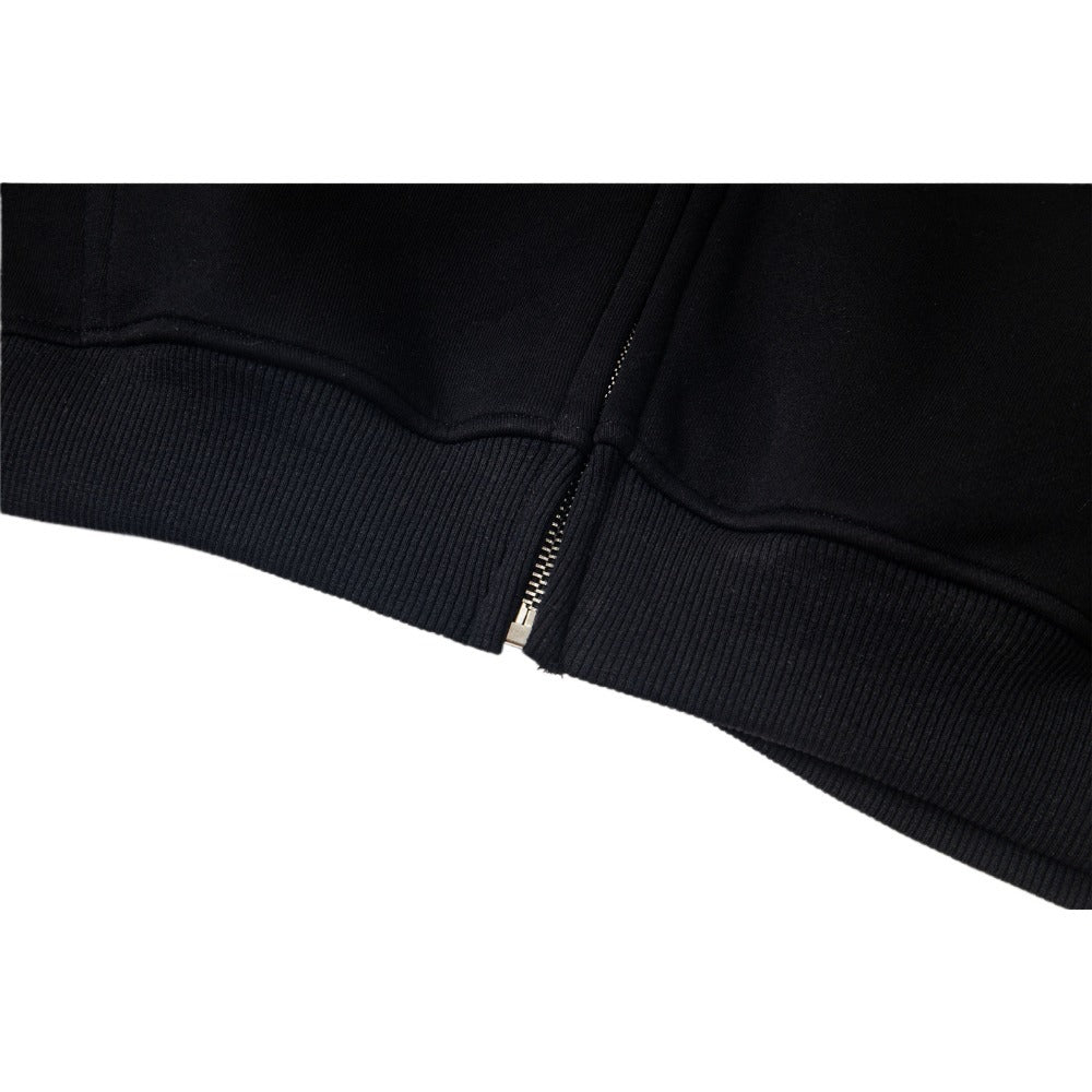 Gothic Angel Cathedral Zip - Up Hoodie - Thrashink