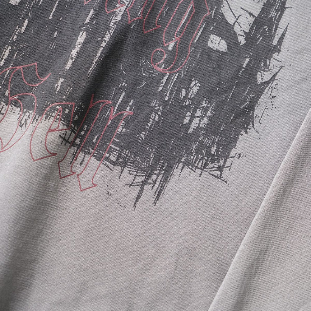 Gothic Castle Print Hoodie - Thrashink