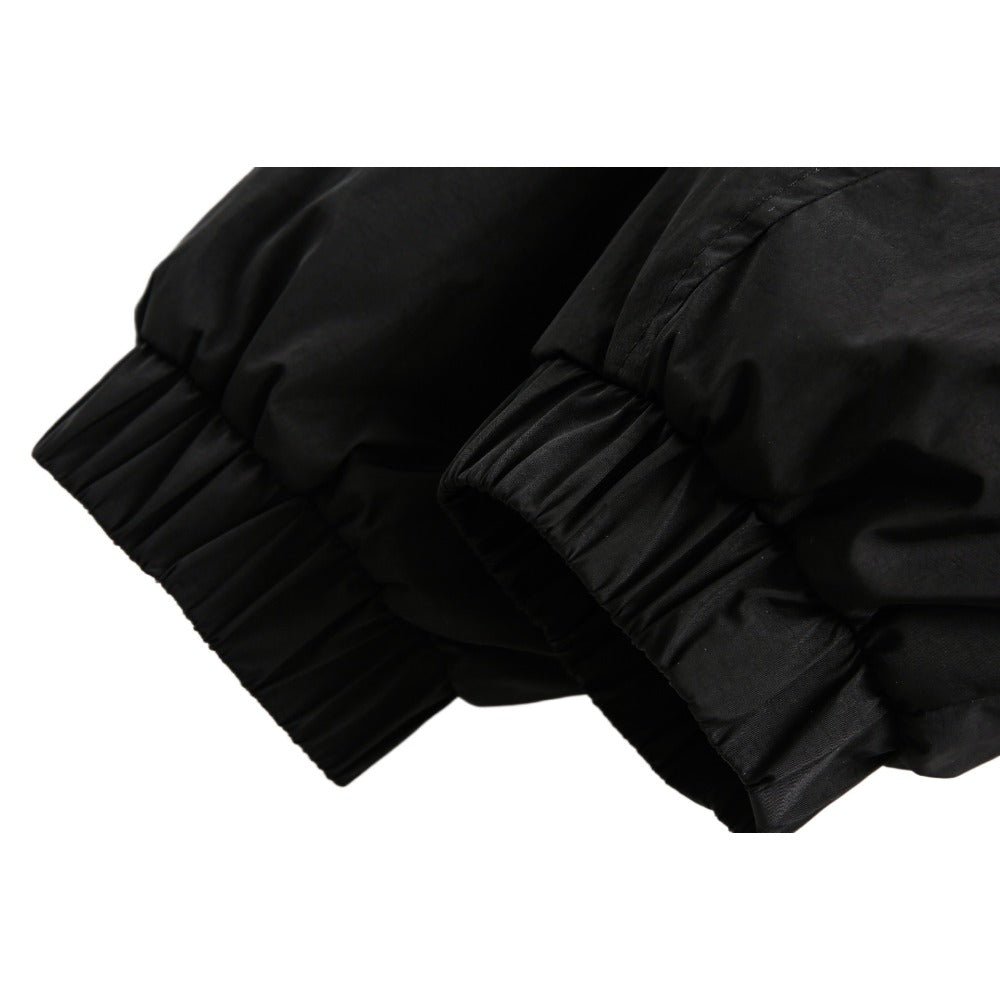 Gothic Fur Collar Hooded Padded Jacket - Thrashink