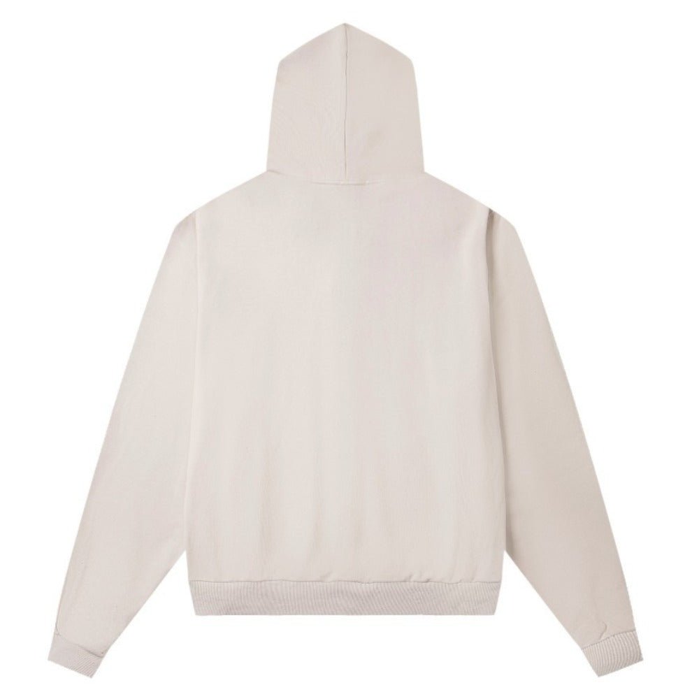 Gothic Rivet Zip - Up Hoodie - Thrashink