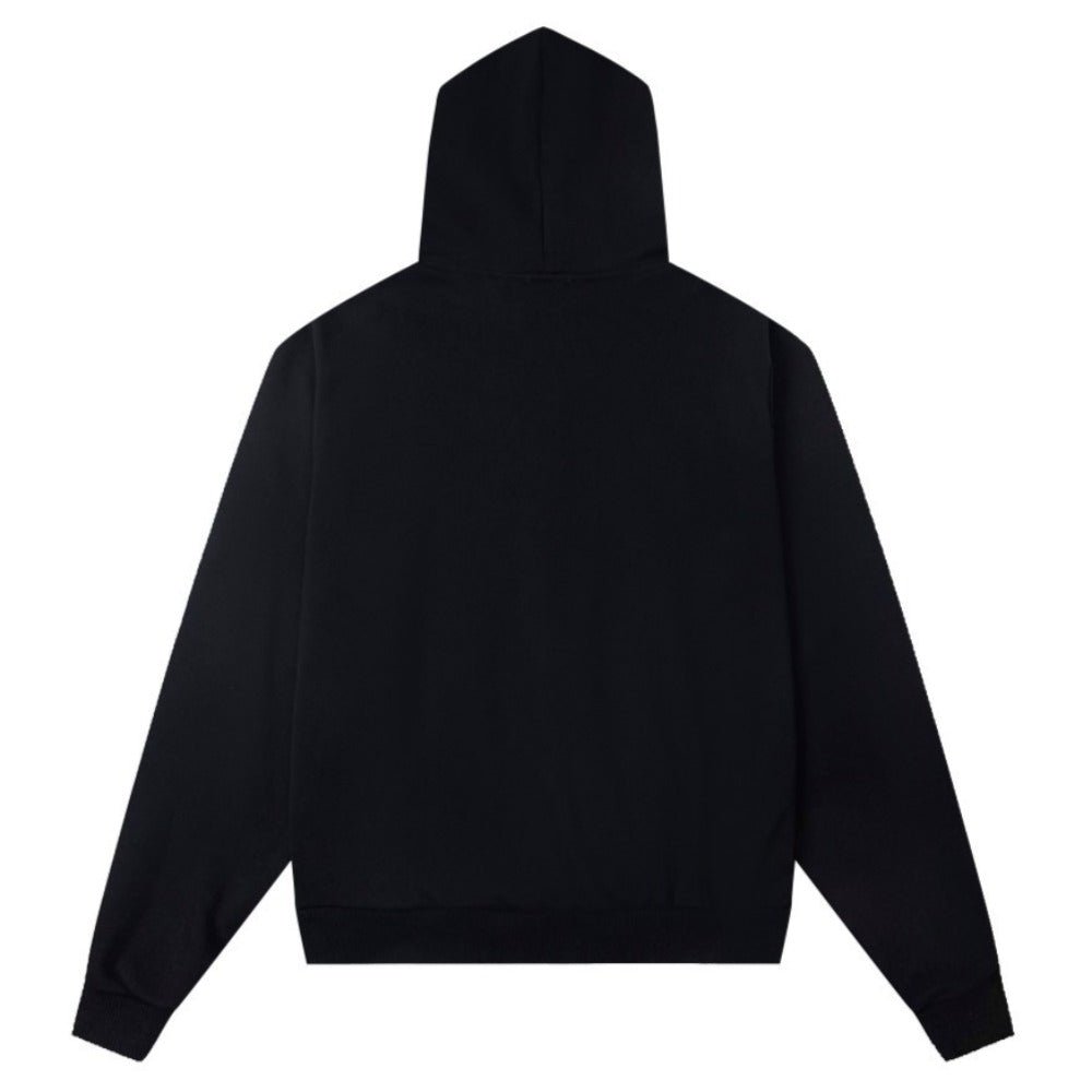 Gothic Rivet Zip - Up Hoodie - Thrashink