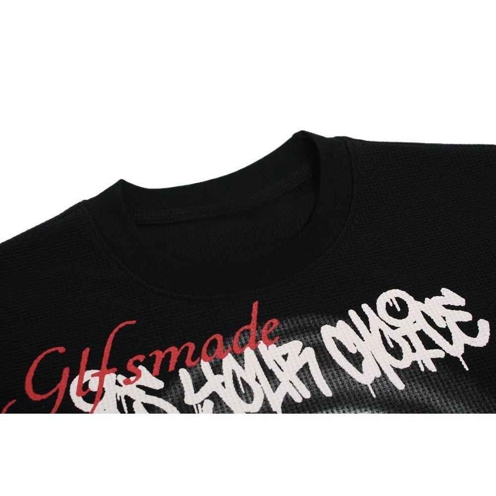 GothOculus Cross Long - sleeved T-Shirt - Thrashink