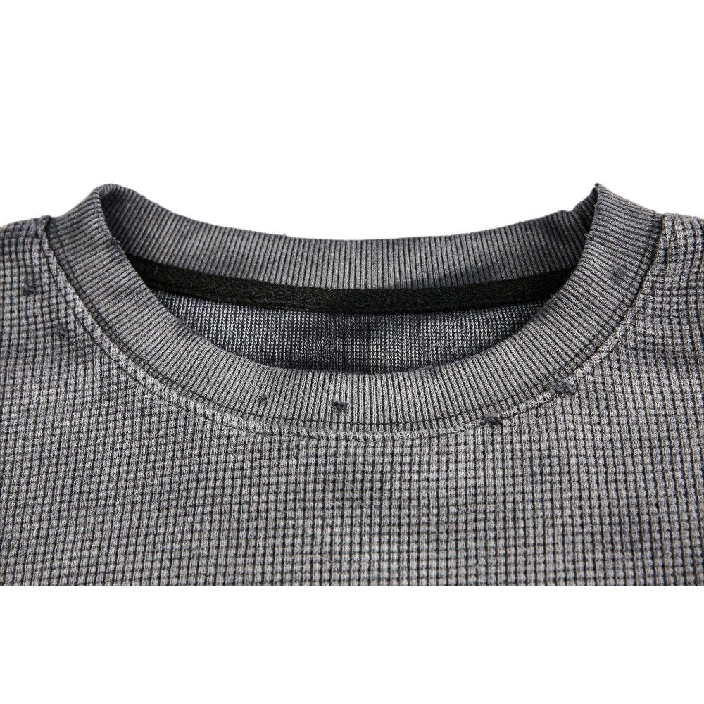 Gradient Print Long Sleeve T-Shirt - Thrashink