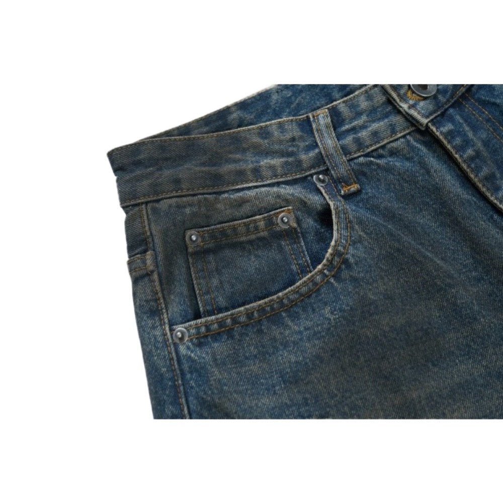 Graffiti & Distressed Rock Denim Jeans - Thrashink