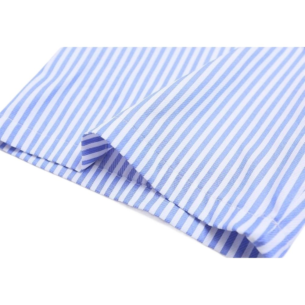 Graffiti - Striped Oversized Shirt - Thrashink
