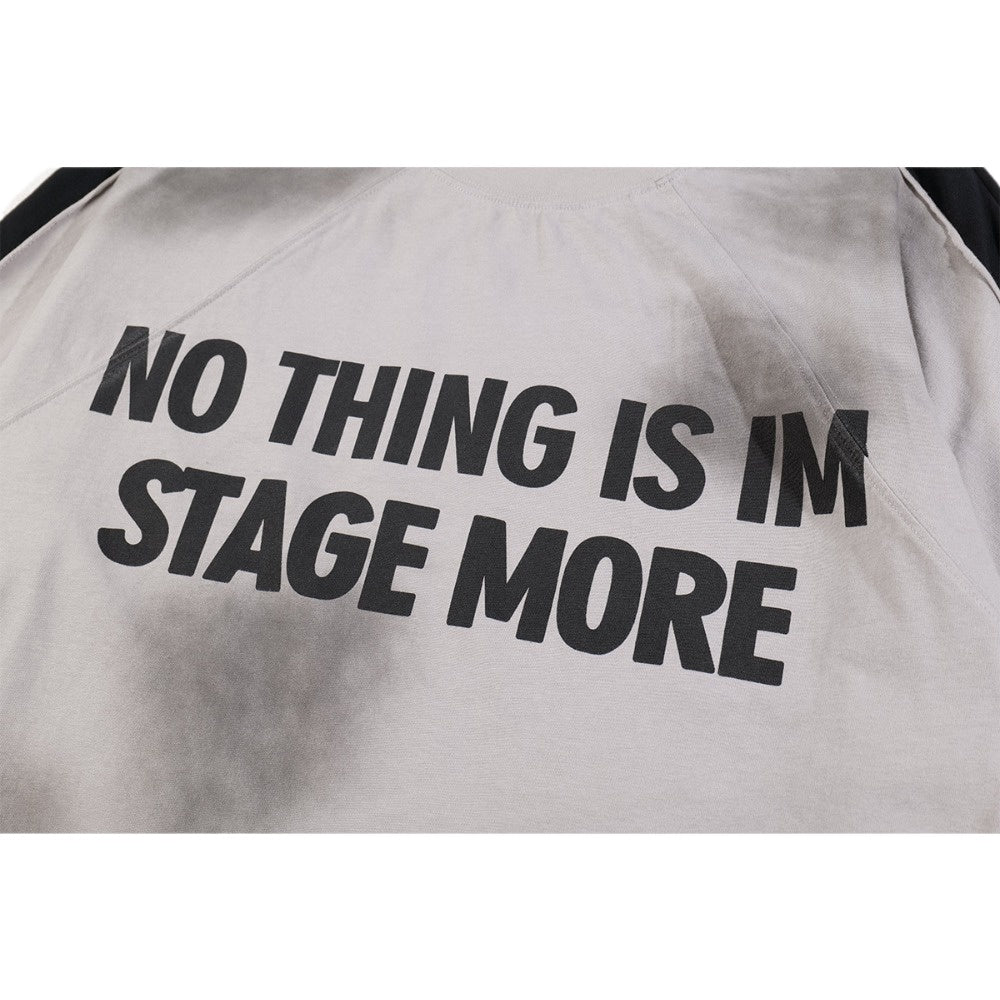 Graphic Print Contrast Sweatshirt - Thrashink