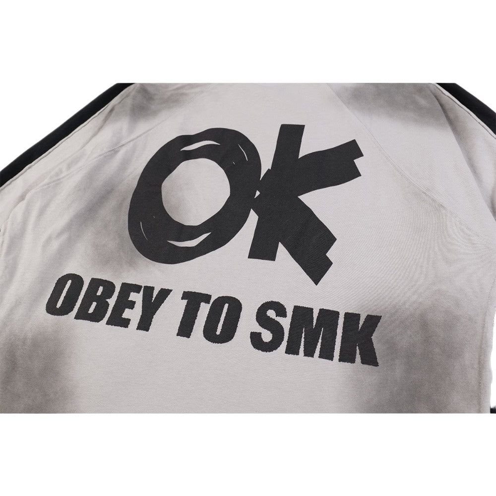 Graphic Print Contrast Sweatshirt - Thrashink