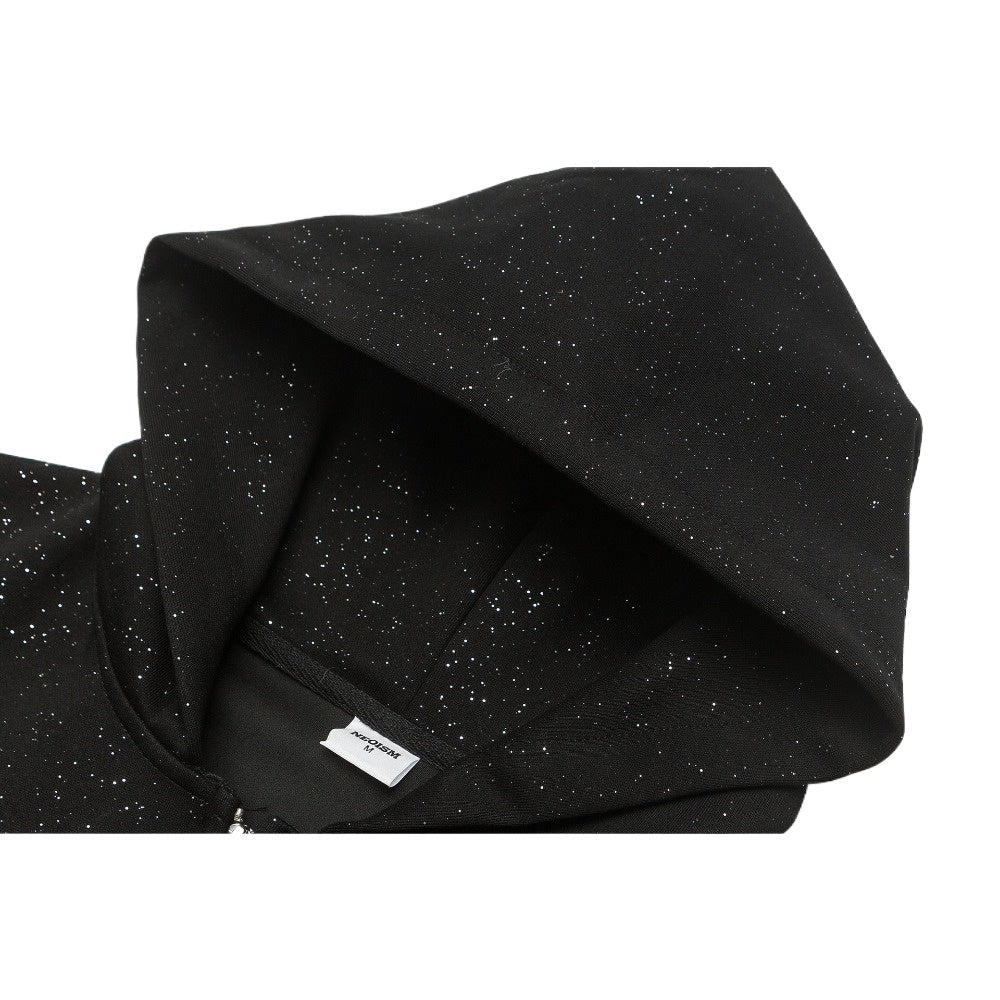 Gypsophila Sequined Cardigan Hoodie - Thrashink