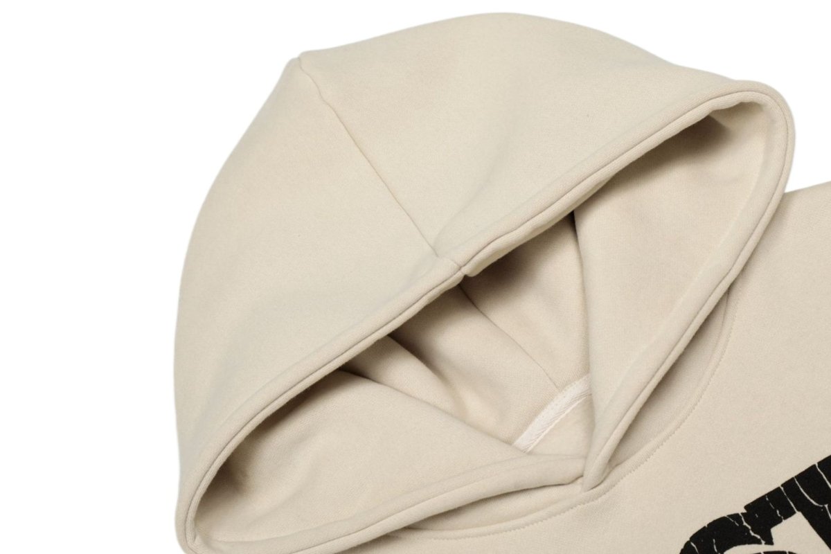 Hell Star Print Casual Fleece Hoodie - Thrashink