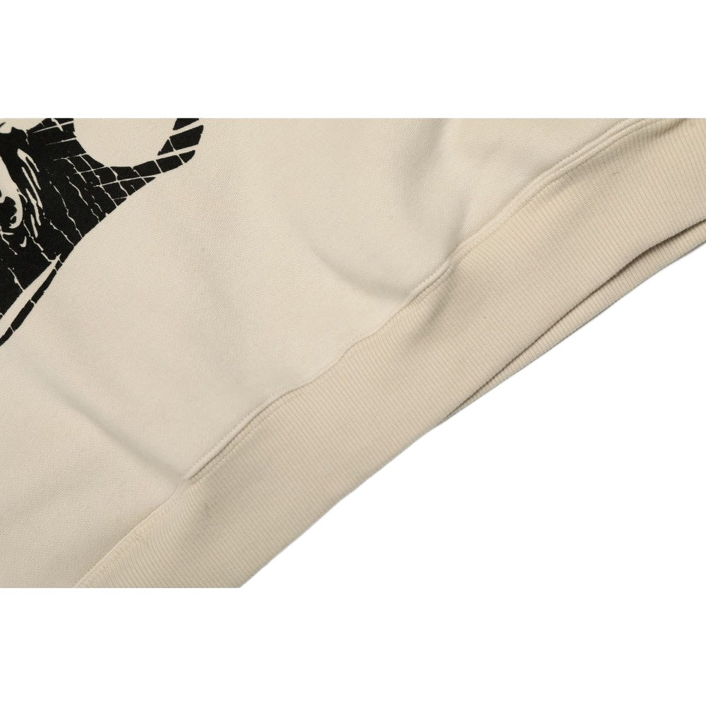 Hell Star Print Casual Fleece Hoodie - Thrashink