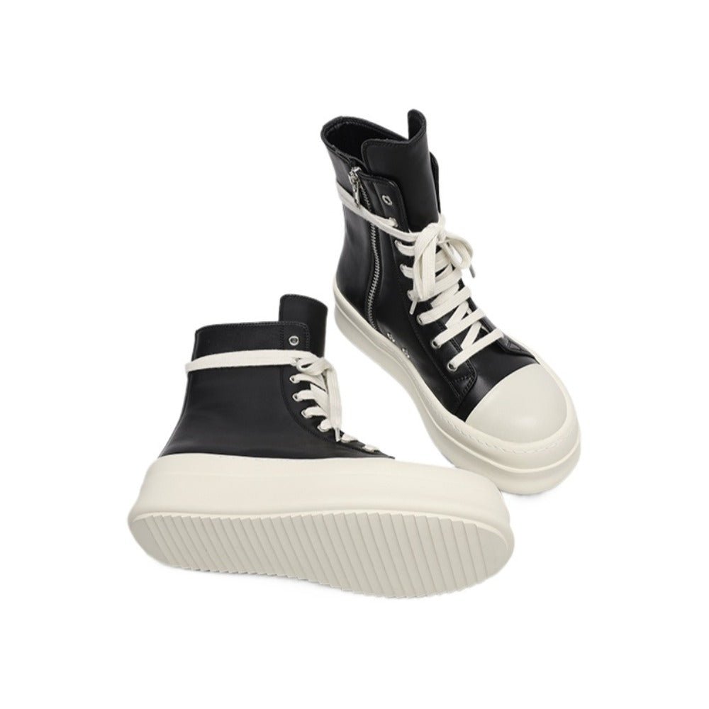 High - top Zip Platform Sneakers - Thrashink