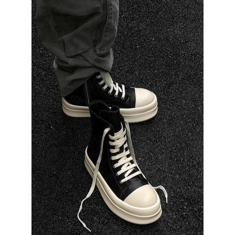 High - top Zip Platform Sneakers - Thrashink