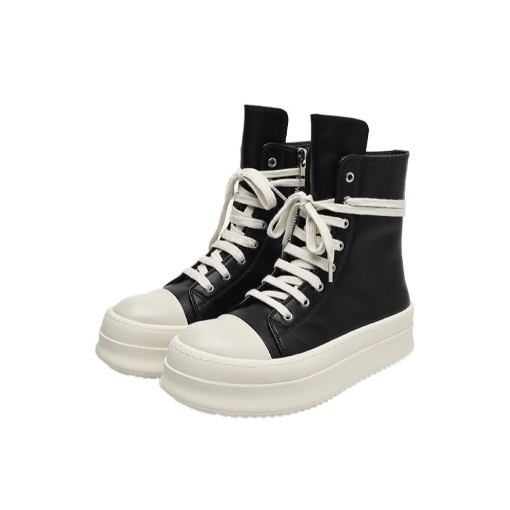 High - top Zip Platform Sneakers - Thrashink