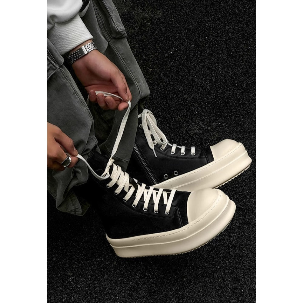 High - top Zip Platform Sneakers - Thrashink