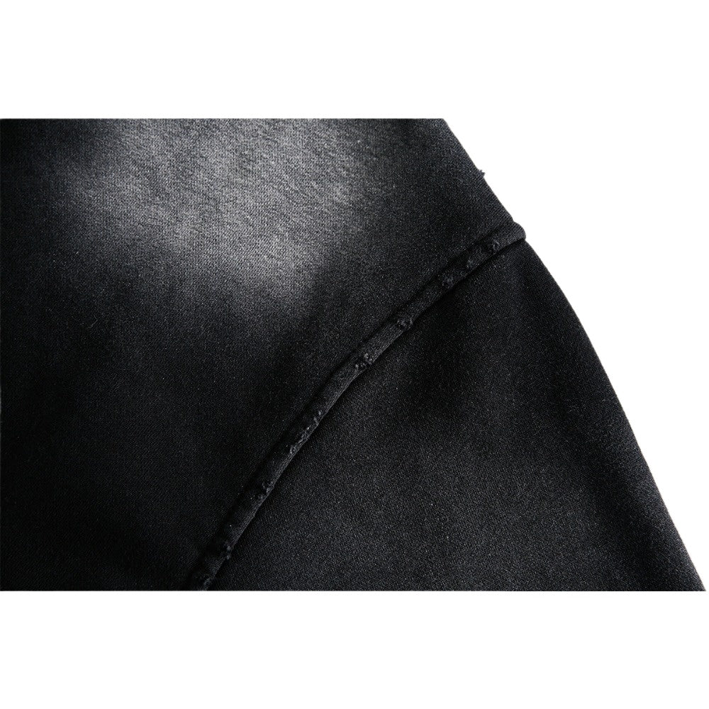 Hip - Hop Wasteland Style Washed Hoodie - Thrashink