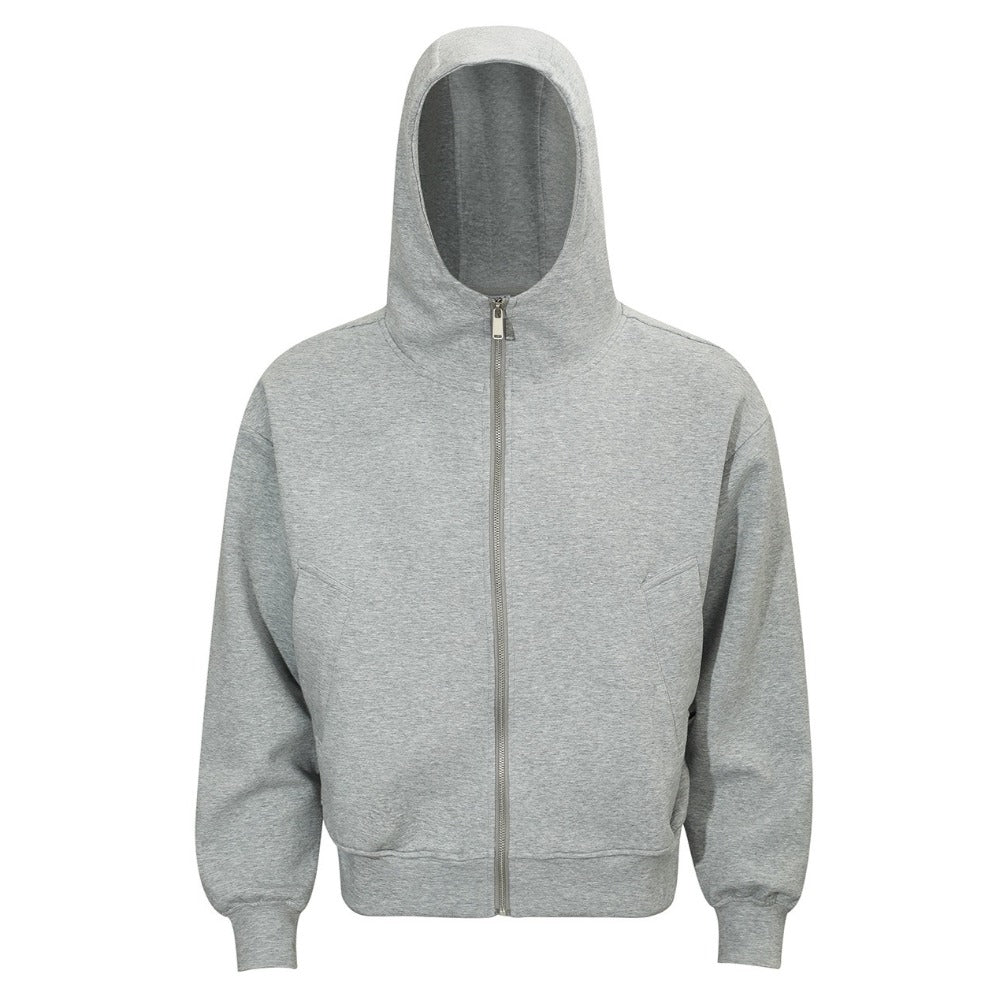 Hooded Full - Zip Sweatshirt Jacket - Thrashink