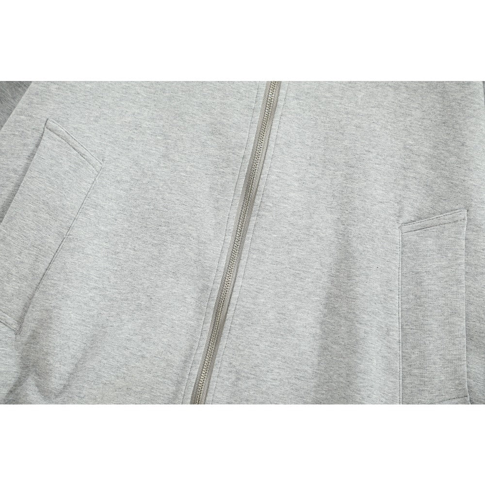 Hooded Full - Zip Sweatshirt Jacket - Thrashink