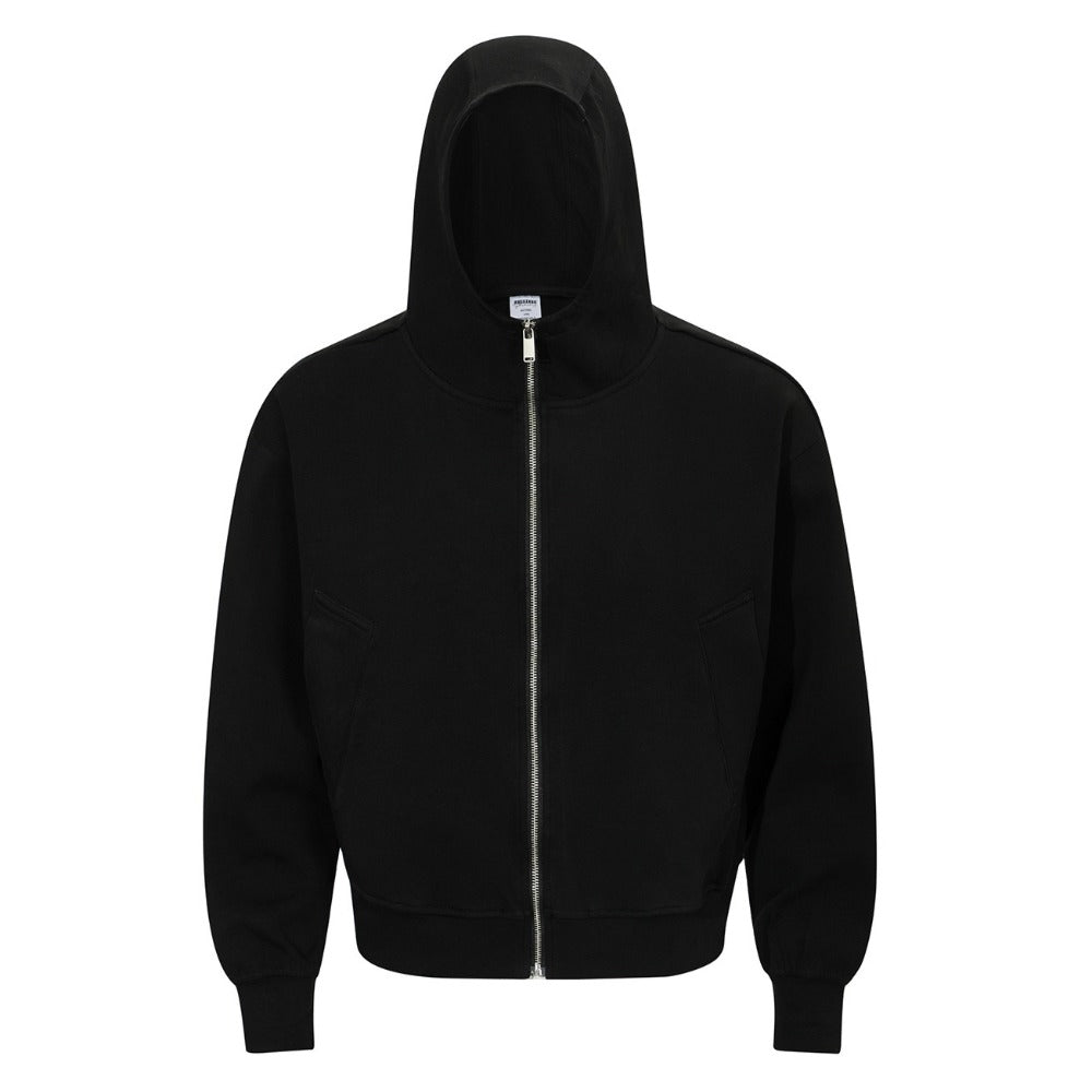 Hooded Full - Zip Sweatshirt Jacket - Thrashink