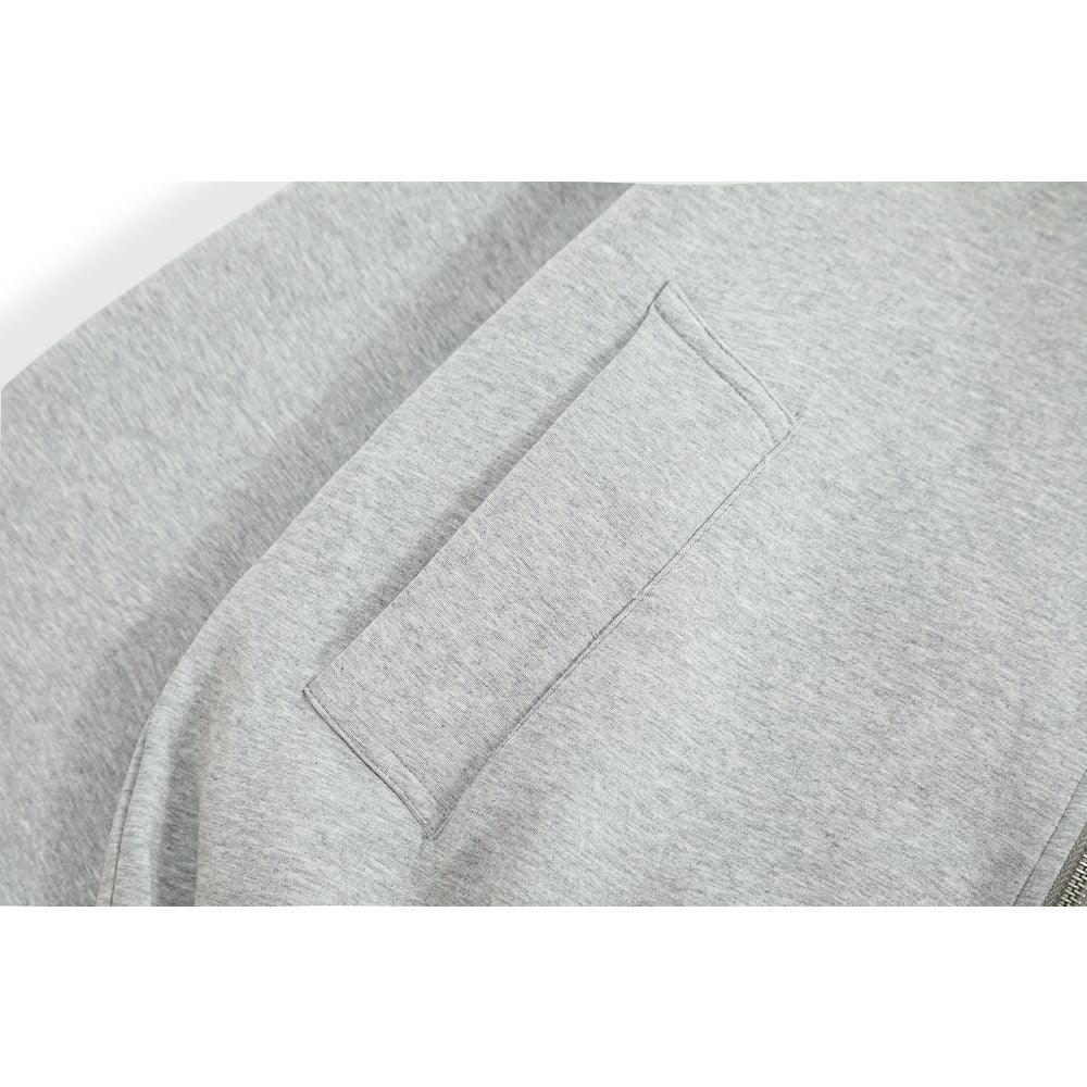 Hooded Full - Zip Sweatshirt Jacket - Thrashink