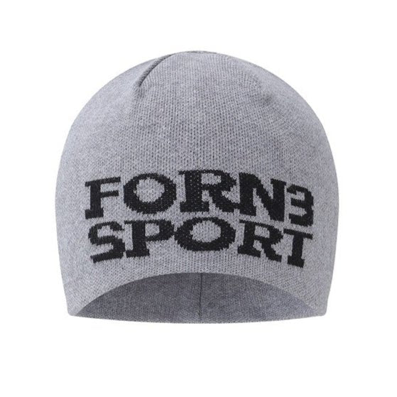 Jacquard Lettered Knitted Hat - Thrashink