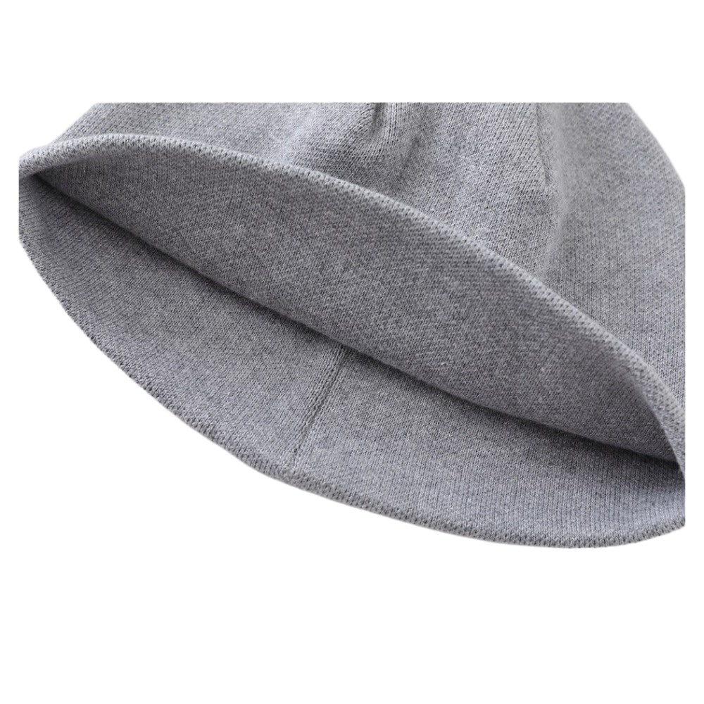 Jacquard Lettered Knitted Hat - Thrashink