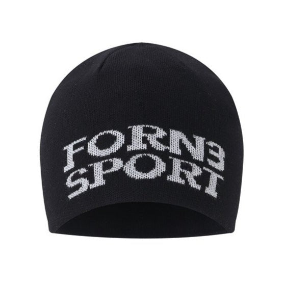 Jacquard Lettered Knitted Hat - Thrashink