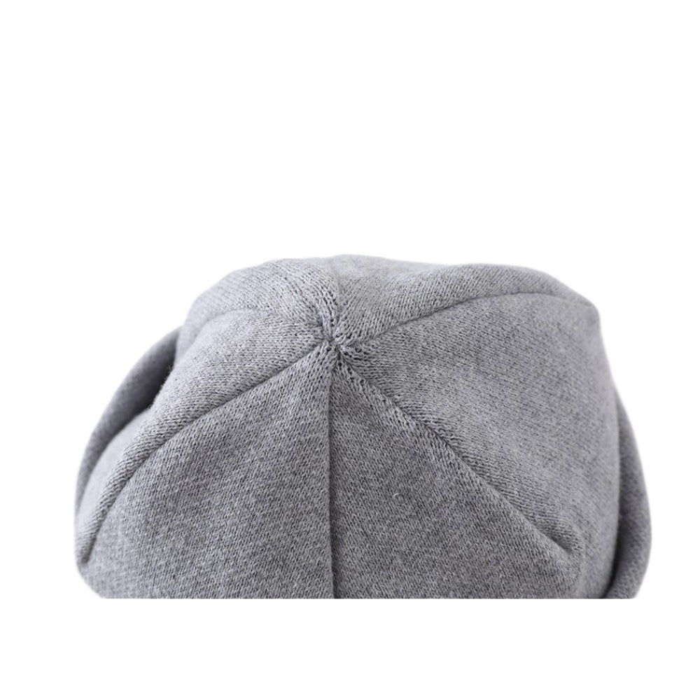 Jacquard Lettered Knitted Hat - Thrashink