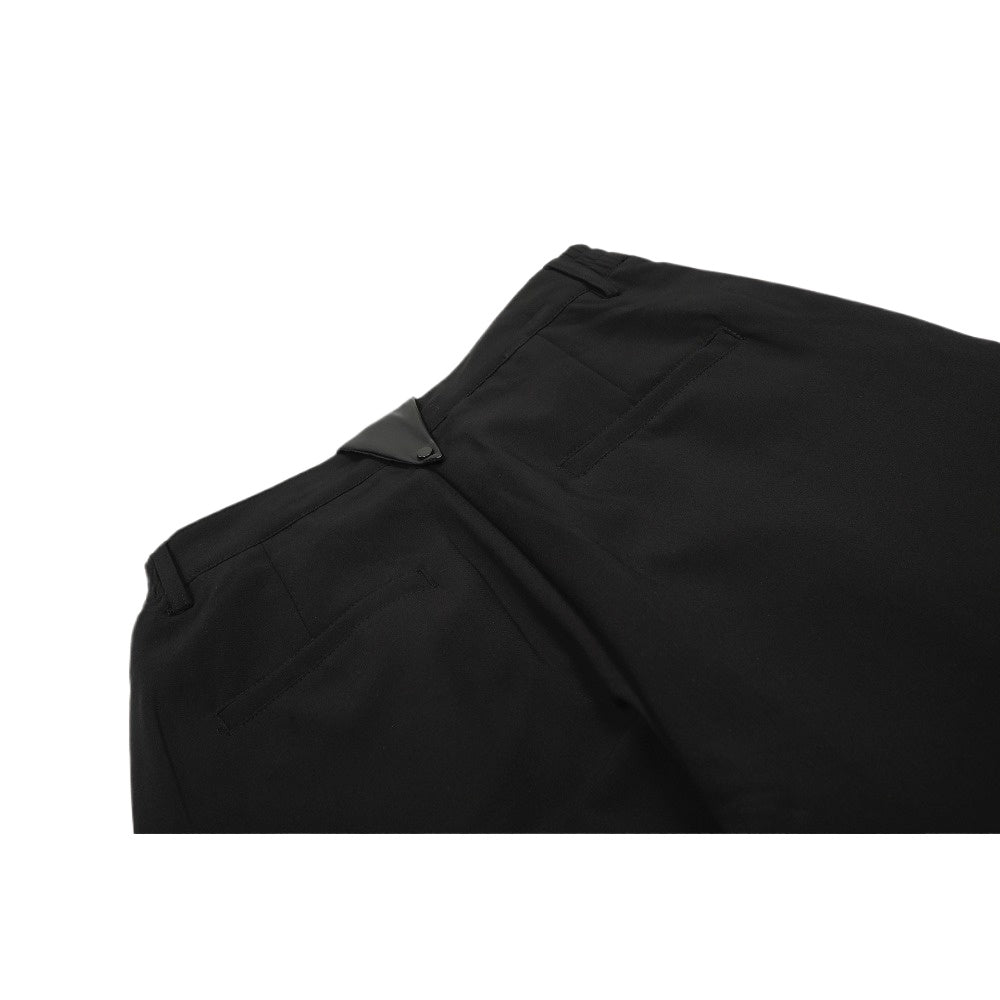 Leather - Trimmed Suit Pants - Thrashink