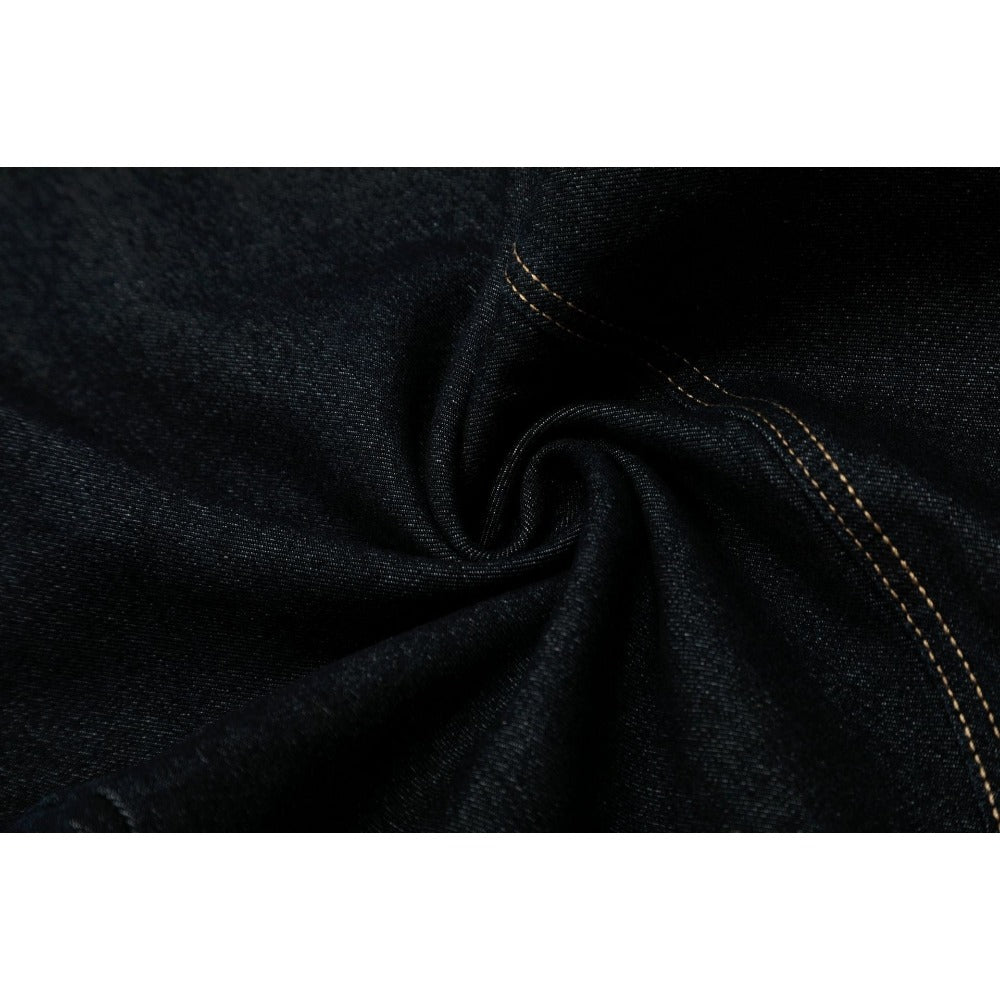 Leopard - printed Patchwork Baggy Jeans - Thrashink